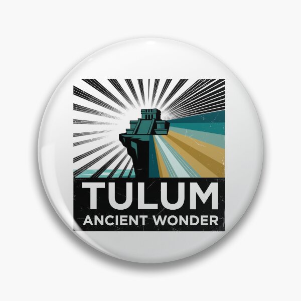 Item preview, Tulum Mexico Travel Souvenir - Playa Paraiso Beach & Maya Ruins Art designed and sold by OzzFrequency.