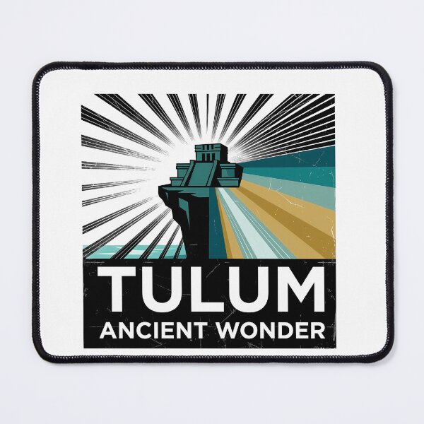 Item preview, Tulum Mexico Travel Souvenir - Playa Paraiso Beach & Maya Ruins Art designed and sold by OzzFrequency.