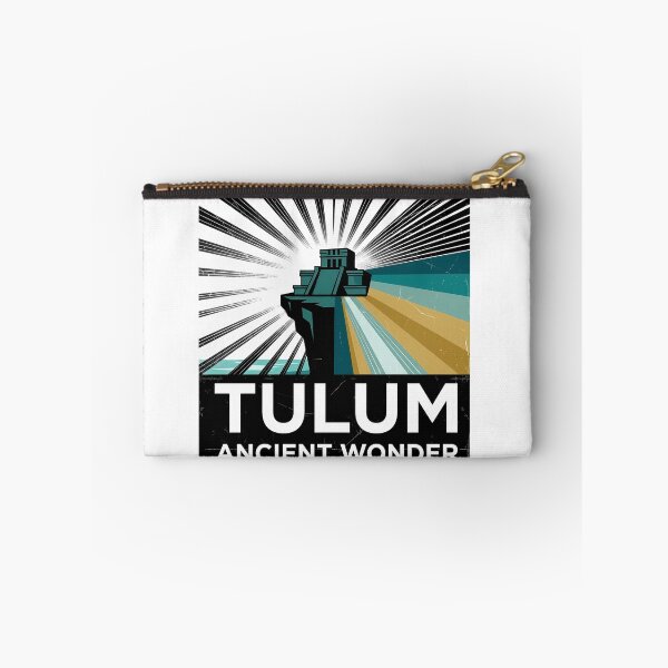 Item preview, Tulum Mexico Travel Souvenir - Playa Paraiso Beach & Maya Ruins Art designed and sold by OzzFrequency.