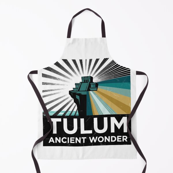 Item preview, Tulum Mexico Travel Souvenir - Playa Paraiso Beach & Maya Ruins Art designed and sold by OzzFrequency.