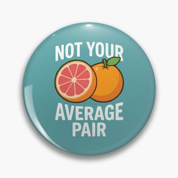 Item preview, Not Your Average Pair Funny Citrus Fruit designed and sold by Amir Faysal.