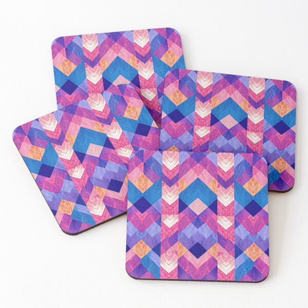 Item preview, Pink and blue block design designed and sold by Chi261.
