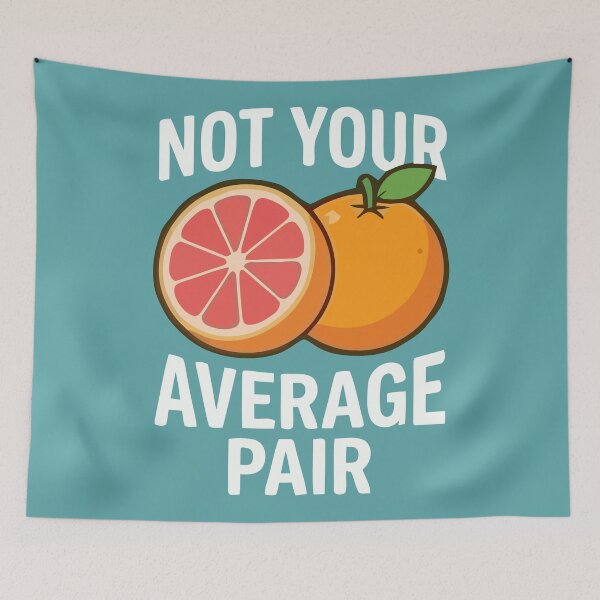 Item preview, Not Your Average Pair Funny Citrus Fruit designed and sold by Amir Faysal.