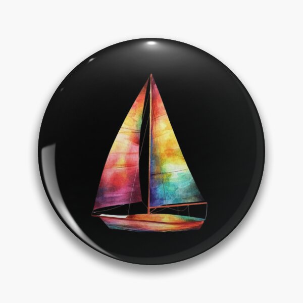 Item preview, Colorful Sailboat designed and sold by Munsonlookfor.