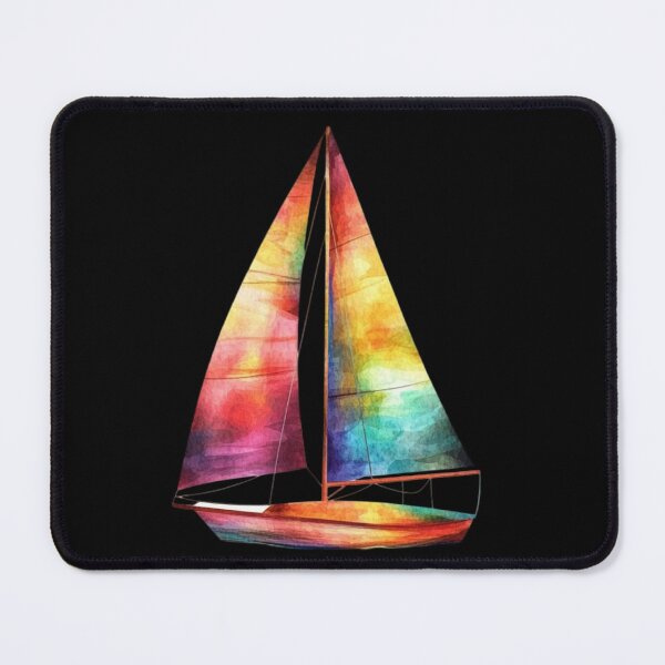 Item preview, Colorful Sailboat designed and sold by Munsonlookfor.