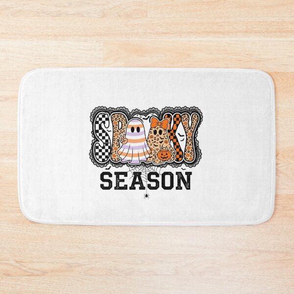 Item preview, Spooky Season Cute Ghosts Leopard Print Checkered Retro Halloween designed and sold by raedattia.