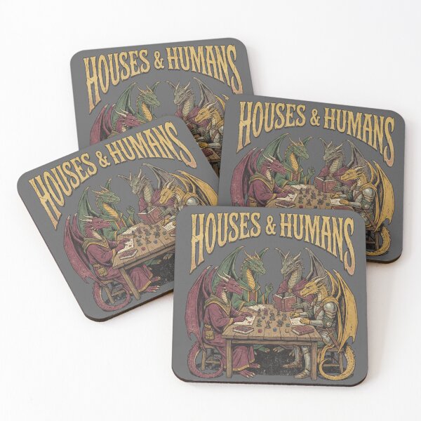 Item preview, Houses & Humans - Funny Dragon RPG Parody designed and sold by Mildly Mystic.