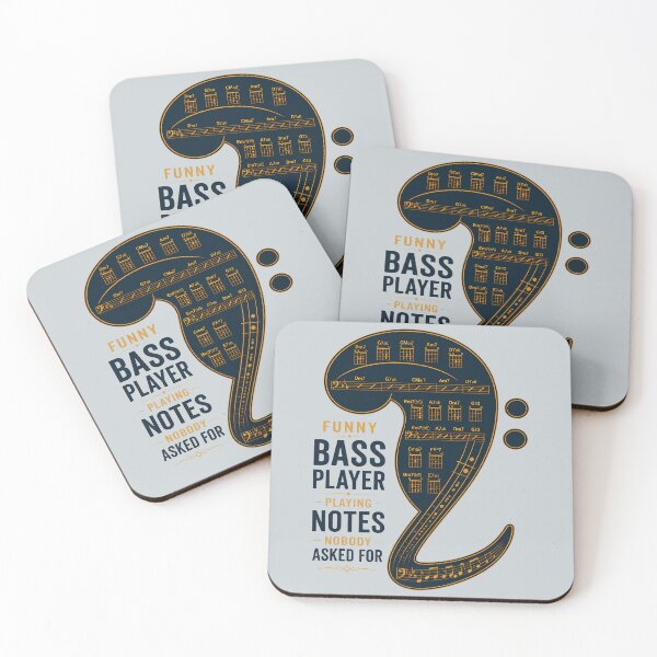 Item preview, Funny Bass Player Playing Notes Nobody Asked For designed and sold by Art-Arcade6.