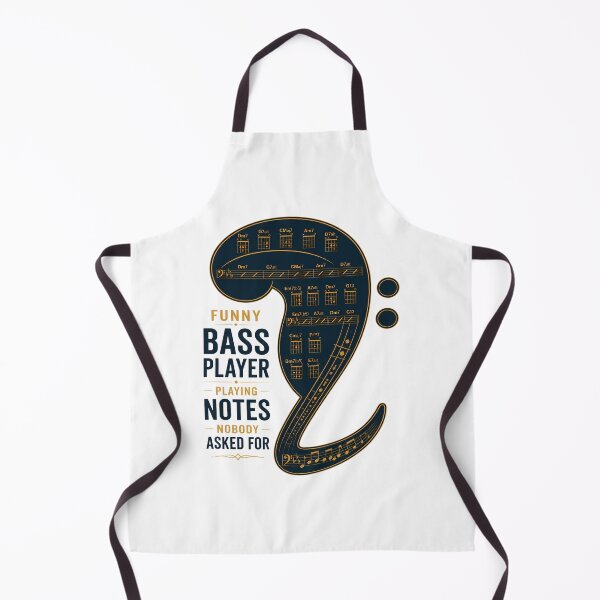 Item preview, Funny Bass Player Playing Notes Nobody Asked For designed and sold by Art-Arcade6.