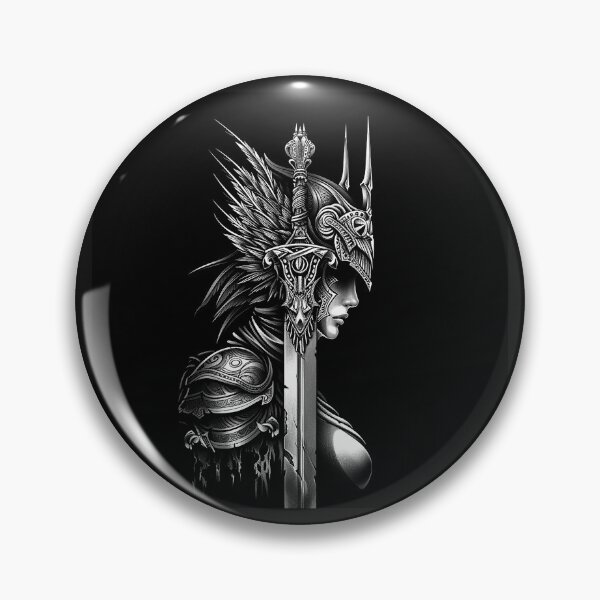 Item preview, Armored Fantasy Warrior Queen with Ornate Sword designed and sold by inkoutninja.