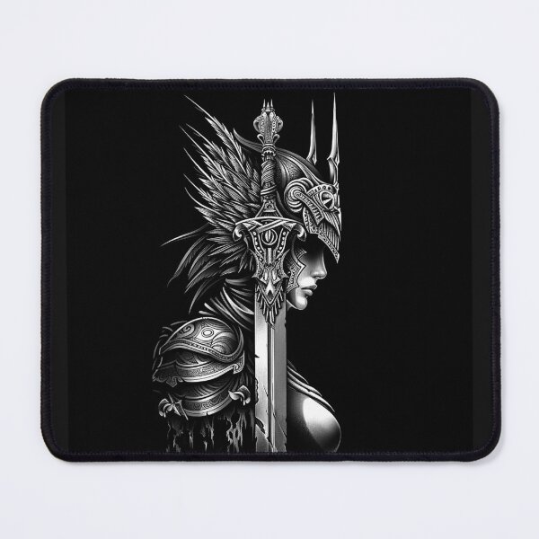 Item preview, Armored Fantasy Warrior Queen with Ornate Sword designed and sold by inkoutninja.
