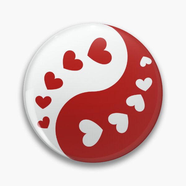 Item preview, Yin Yang with Heart Shapes designed and sold by jkrphoto.