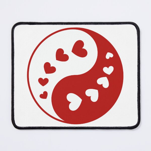 Item preview, Yin Yang with Heart Shapes designed and sold by jkrphoto.