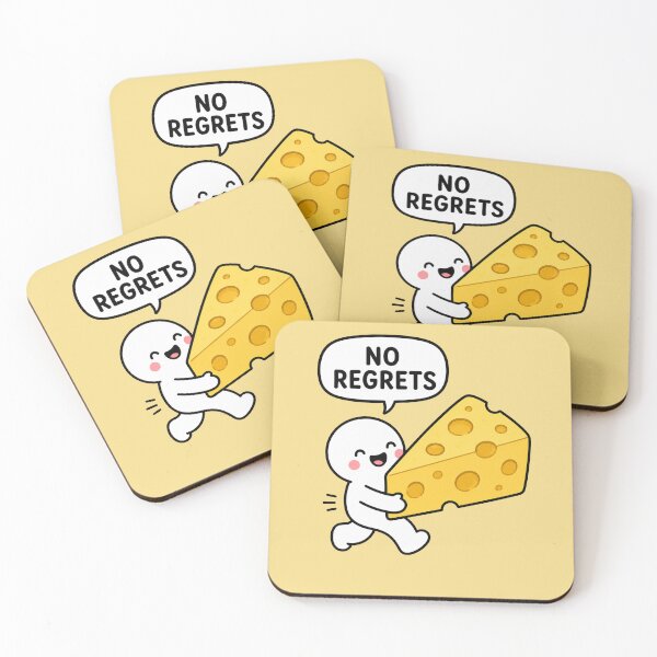 Item preview, No Regrets Cheese Lover Meme designed and sold by MonkiFlipp.