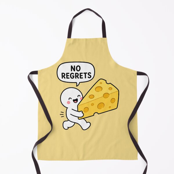 Item preview, No Regrets Cheese Lover Meme designed and sold by MonkiFlipp.