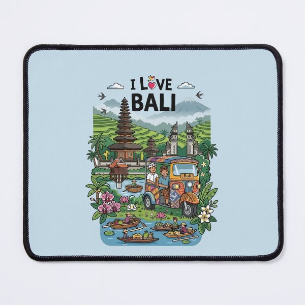 Item preview, I Love Bali - Indonesia Travel Holiday Vacation Gift designed and sold by BobaTeeStore.