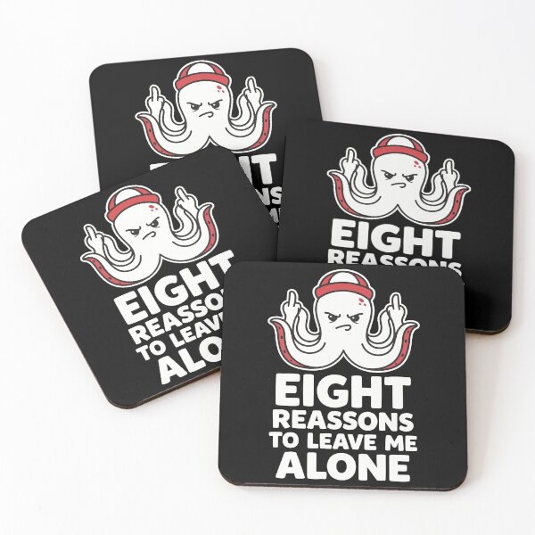 Item preview, Angry Octopus Middle Fingers Leave Me Alone Introvert Humor designed and sold by Amir Faysal.