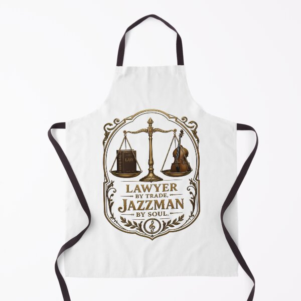 Item preview, Double Bass and Scales of Justice - Lawyer and Musician designed and sold by Art-Arcade6.