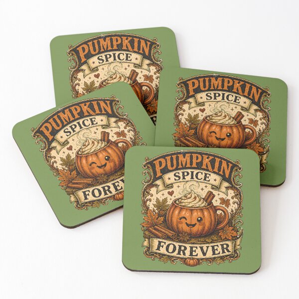 Item preview, Pumpkin Spice Forever | Cute Vintage Autumn Pumpkin Spice Latte Design designed and sold by KAM-KAM-STORE.