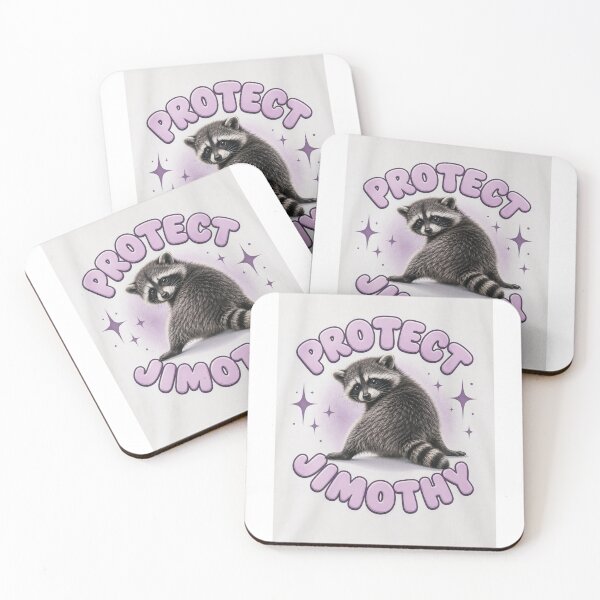 Item preview, Jimothy Raccoon - Viral Seattle Raccoon, Short Spine Syndrome Raccoon designed and sold by PatternFly.