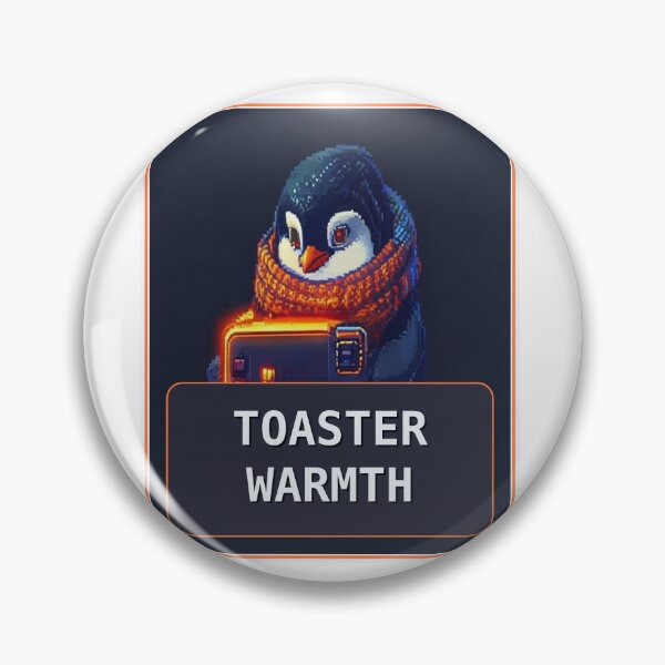 Item preview, Toaster Warmth — Funny Pixel Art Cozy Gremlin Energy designed and sold by One More Run.