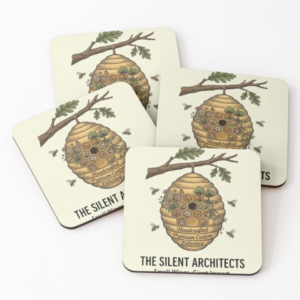 Item preview, The Silent Architects Bee Artwork | Premium Pollinator Nature Design designed and sold by Amr Darwish Graphic designer.