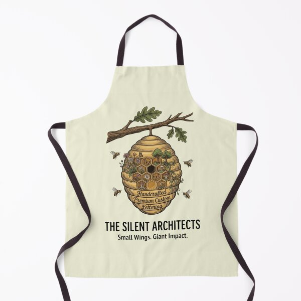 Item preview, The Silent Architects Bee Artwork | Premium Pollinator Nature Design designed and sold by Amr Darwish Graphic designer.