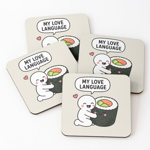 Item preview, My Love Language Sushi Meme designed and sold by MonkiFlipp.