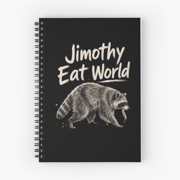 Item preview, Jimothy Raccoon eat world designed and sold by PatternFly.