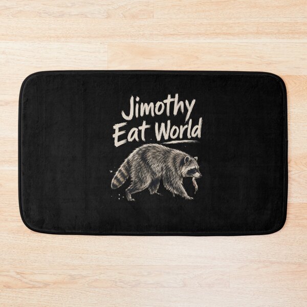 Item preview, Jimothy Raccoon eat world designed and sold by PatternFly.