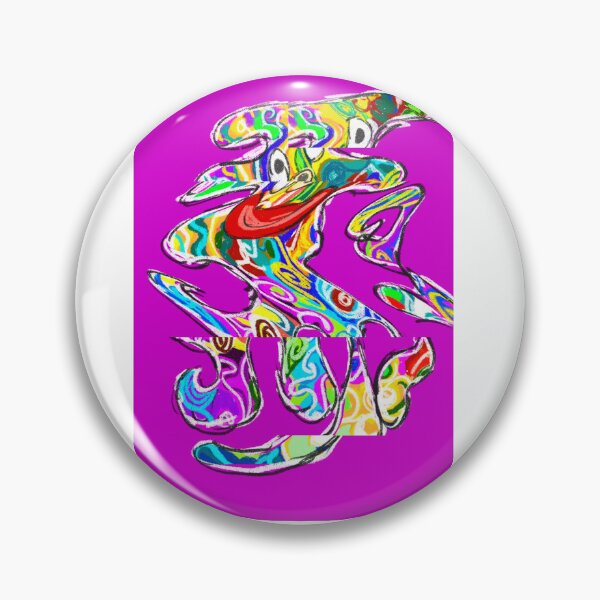 Item preview, Extra wavy illustrative dog  designed and sold by Aimzeescrazycreations.