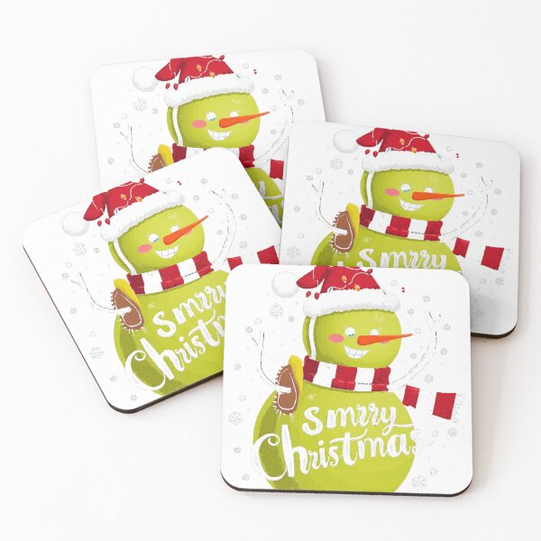 Item preview, Tennis Ball Christmas Snowman Holiday designed and sold by lht6474.