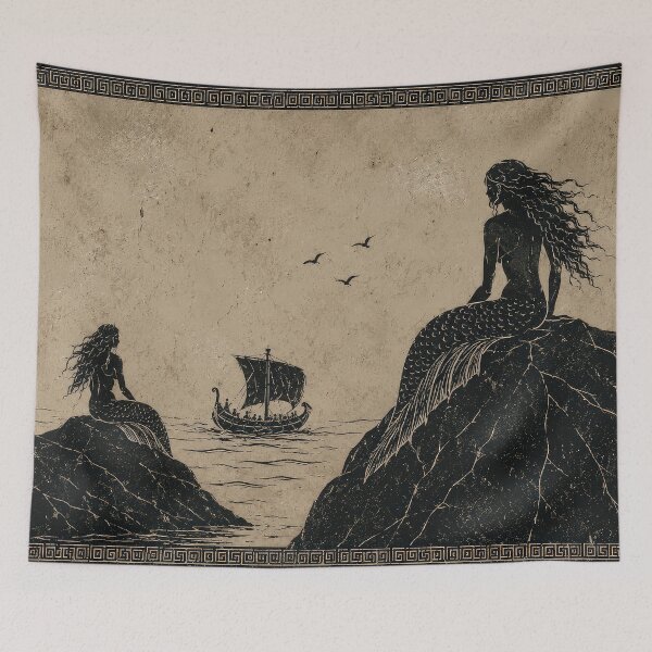 Item preview, Odysseus and the Sirens designed and sold by Saint Arts Studio.