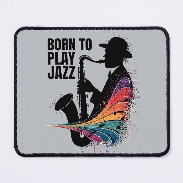 Item preview, Colorful Saxophone Player - International Jazz Day designed and sold by Art-Arcade6.