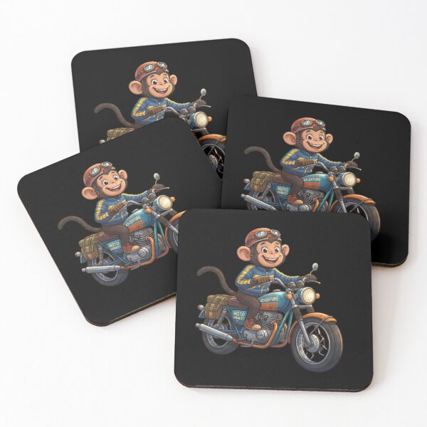 Item preview, Crazy Monkey Rider on the Motorcycle designed and sold by myfavoritegifts.