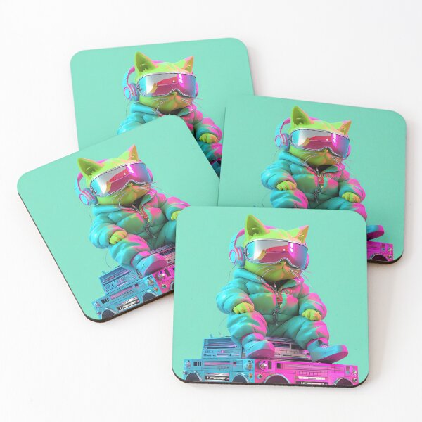 Artikelvorschau, Cyber Kitten Beats entworfen und verkauft von ONYX Pixee.