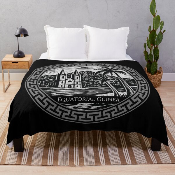 Item preview, Equatorial Guinea Vintage Woodcut Art designed and sold by Thistle-TShop.