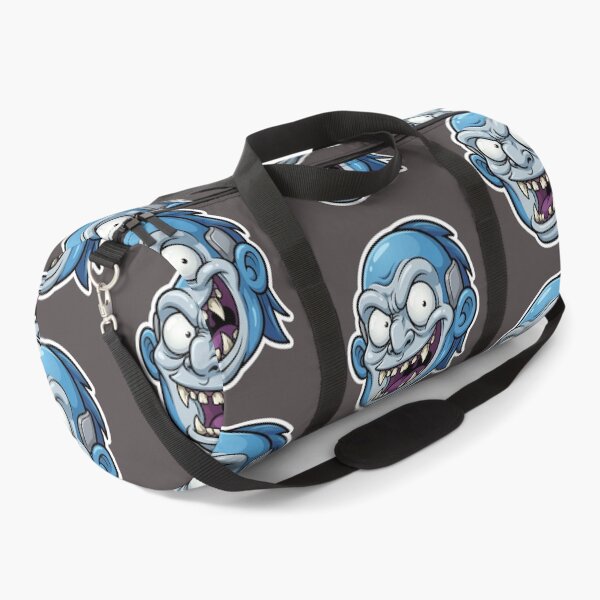 Item preview, Crazy Blue Zombie Head Cartoon Sticker 2 | Creepy Horror Mascot Illustration | Funny Undead Monster Face designed and sold by Bhaskar Digital Art.