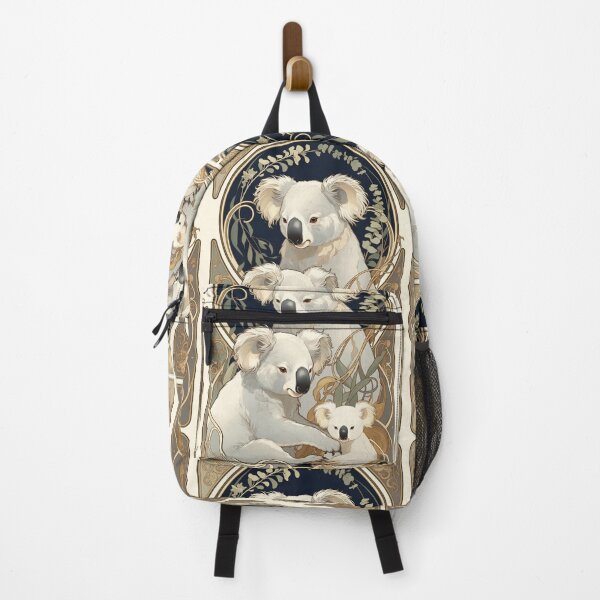 Item preview, White koalas Art deco designed and sold by CharmingFlowers.
