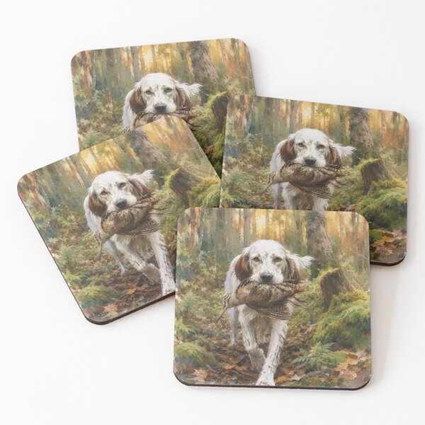 Item preview, English Setter , Woodcock Hunter, Art  designed and sold by TammyHunterArt.