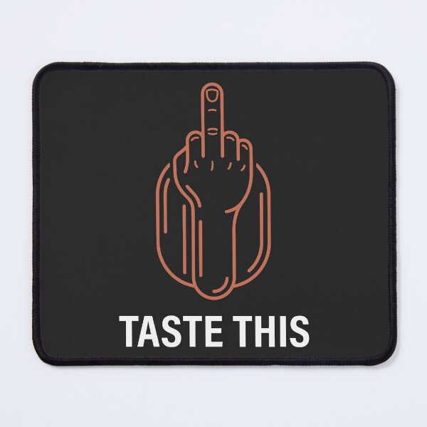 Item preview, Funny Hotdog Middle Finger Taste This Fast Food Humor designed and sold by Amir Faysal.