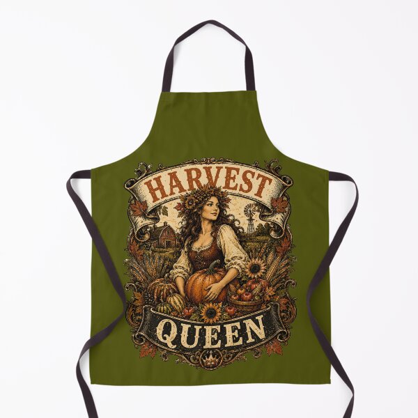 Item preview, Harvest Queen | Vintage Autumn Harvest Festival & Pumpkin Farm Design designed and sold by KAM-KAM-STORE.