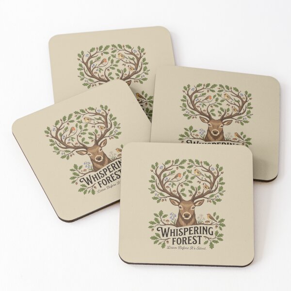 Item preview, Whispering Forest Deer Nature Artwork designed and sold by Amr Darwish Graphic designer.