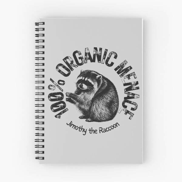Item preview, 100 Percent Organic Menace Jimothy the Raccoon Artwork designed and sold by merchxwear.