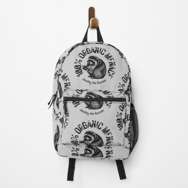 Item preview, 100 Percent Organic Menace Jimothy the Raccoon Artwork designed and sold by merchxwear.
