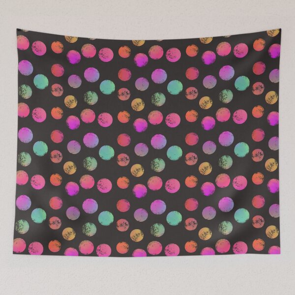 Item preview, Textured Bright Dots on Charcoal  designed and sold by JaygiesDesign.