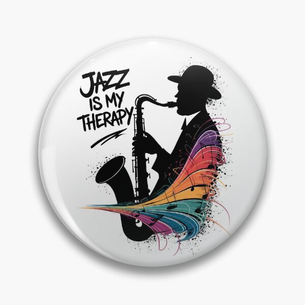 Item preview, Jazz is my Therapy - International Jazz Day designed and sold by Art-Arcade6.