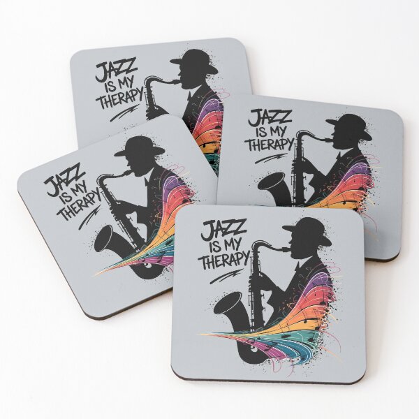 Item preview, Jazz is my Therapy - International Jazz Day designed and sold by Art-Arcade6.