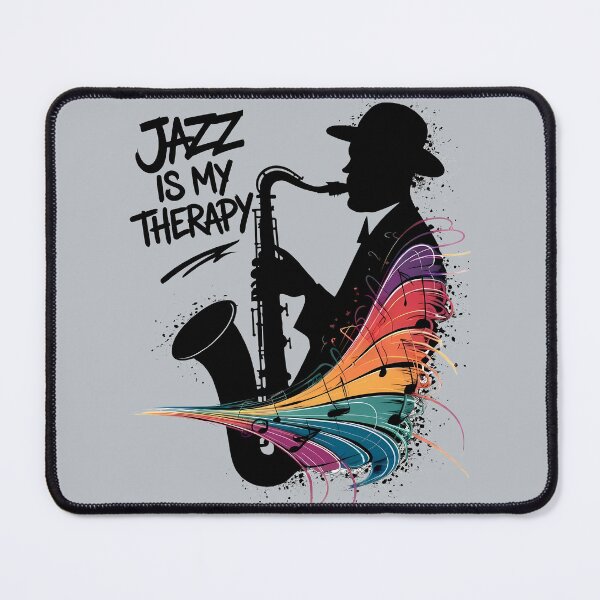 Item preview, Jazz is my Therapy - International Jazz Day designed and sold by Art-Arcade6.