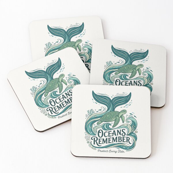 Item preview, Oceans Remember Sea Turtle Artwork designed and sold by Amr Darwish Graphic designer.